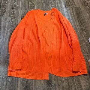 H&M Bright Orange Knit Sweater